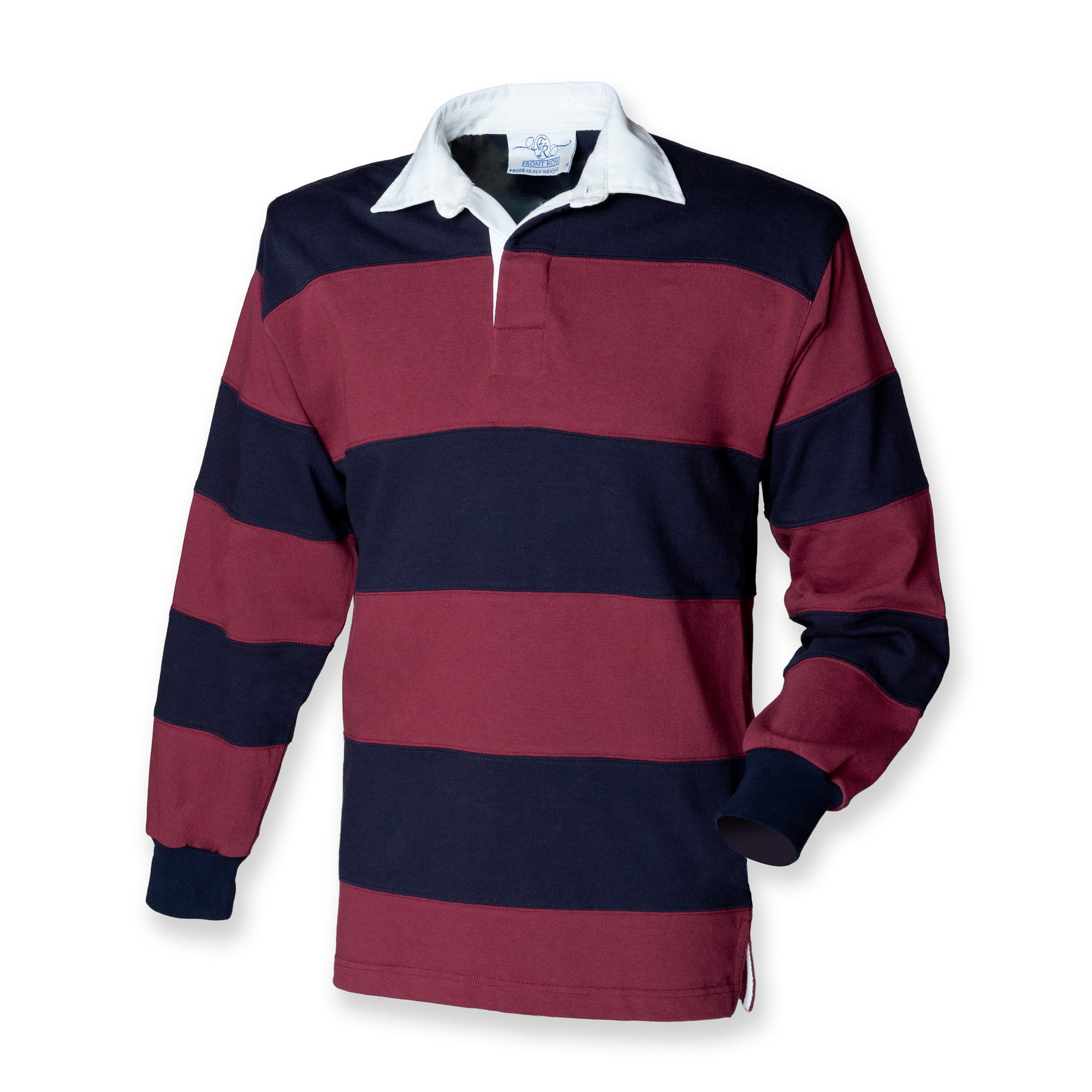 Sewn Stripe Long Sleeve Rugby Shirt